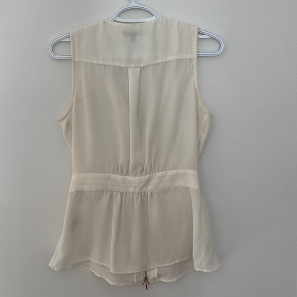 White / cream shirt with zipper from Dynamite size S / small - Picture 3 of 3